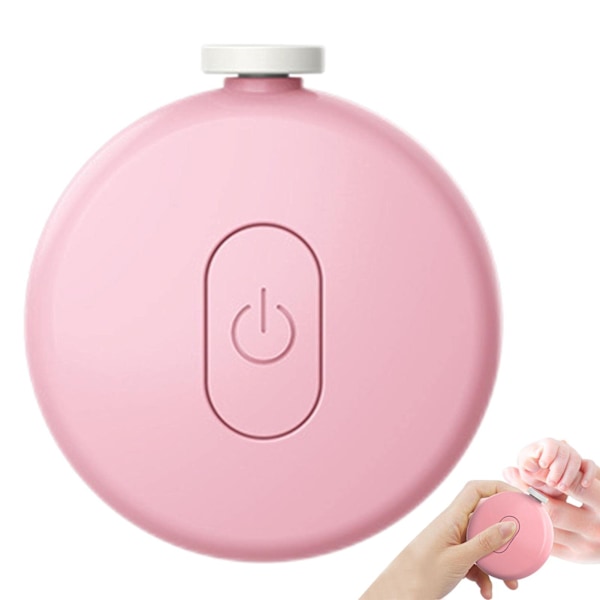 Elektrisk nagelfil, nagelfil för barn, tyst slipande nagelfil, elektrisk nagelvårdstrimmer för bebisar, automatisk nagelslip
