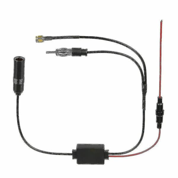 Universal DAB FM AM Bilantenn Splitter Adapter Kabel Digitalradioförstärkare 2024THO