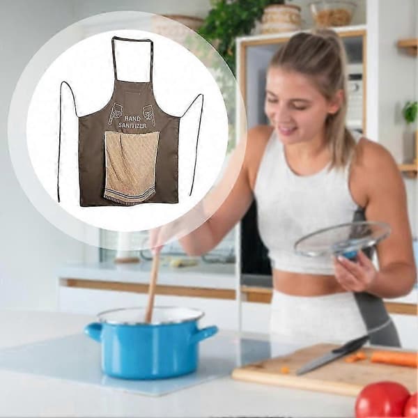 Men's Chef Apron, Ultimate Gag Gift with Surprise Pocket, Funny Creative Prank Apron
