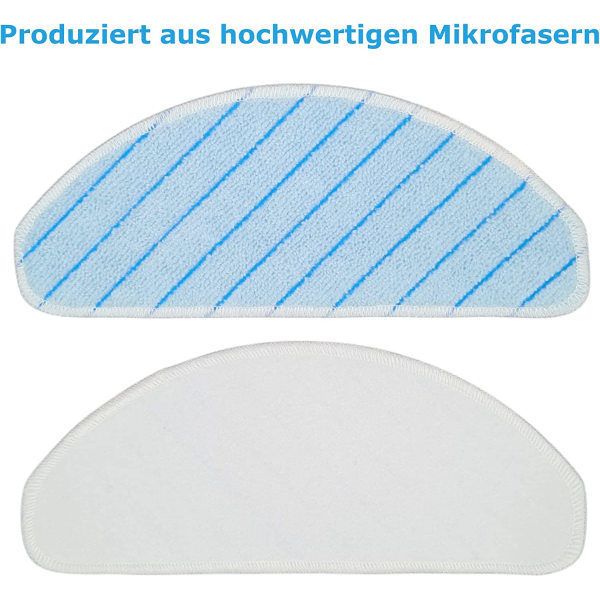 Pakke med 6 erstatningsservietter for Ecovacs Deebot T9+ og T9 Aivi