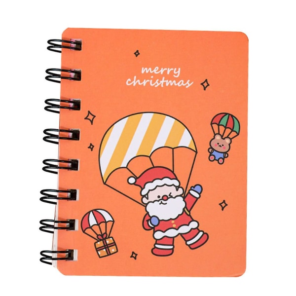 Kawaii Portable Notebook Coil Anteckningsblock Julserie Dagbok Sketchbook SchoolA
