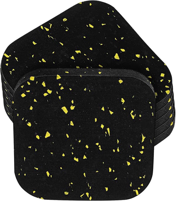 Rubber Mat for Treadmill, Exercise Equipment Mat, Thick Shock-Absorbing Floor Protector