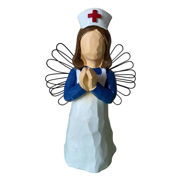 Sjuksköterska Ängel Statuedisco Examen Dekorationer Båge Grattis på födelsedagen Förlovningsfest Sympati SkrivbordsdekorC C