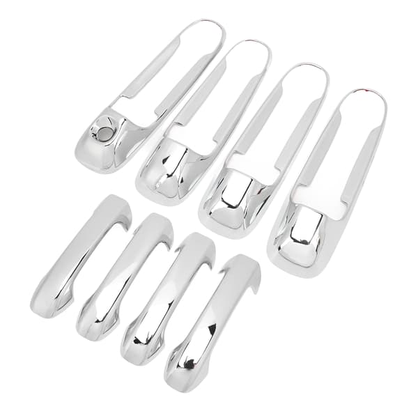 4PCS Chrome Door Handle Cover Anti-Scratch Car Left Right Handle Protector Replacement for Dodge RAM 1500 2500 3500