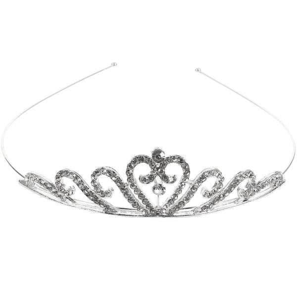 Børne Rhinestone Dekorerede Stil Hårspænder, Hårbånd, Hårklip, Hårsløjfe, Tiara (sølv)Sølv Silver