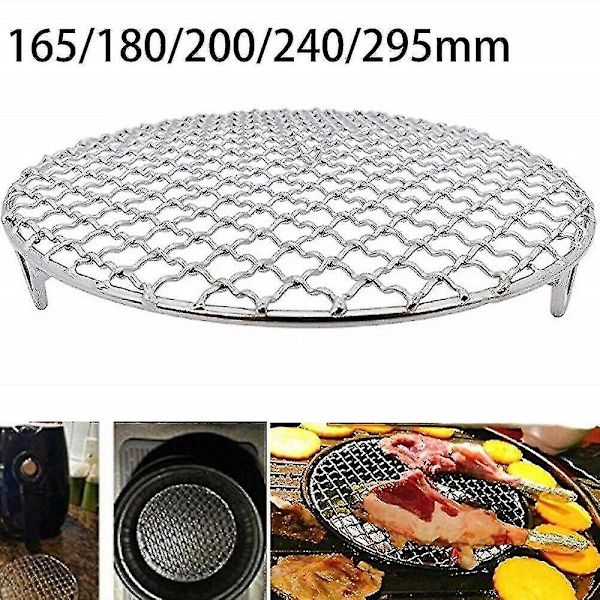 Rund Grillnett med Fot Grillnett Avkjølingsstativ Dampbaking A16.5CM