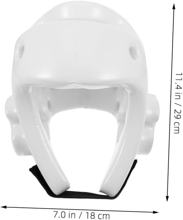 Boxing Head Guard White L, Taekwondo Sparring Helmet Padding, Protective Headgear