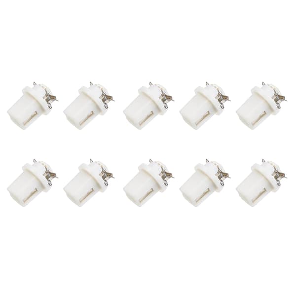 10 stk T5 B8.5d LED-pærer Bilinstrumentpanel Pære Biler Interiørlys