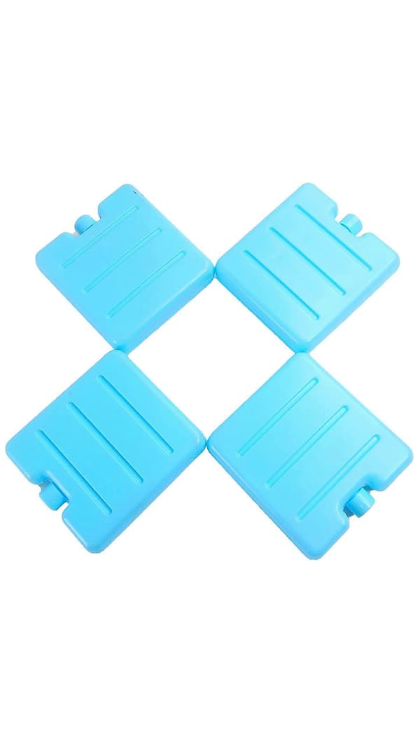 Ice Packs (4-Pack) Lunch Box Ice Pack Refrigerator Ice Pack Long Lasting Lunch Ice Pack Ultra Thin Reusable Freezer Bag Freezer Ice Pack (Teal)