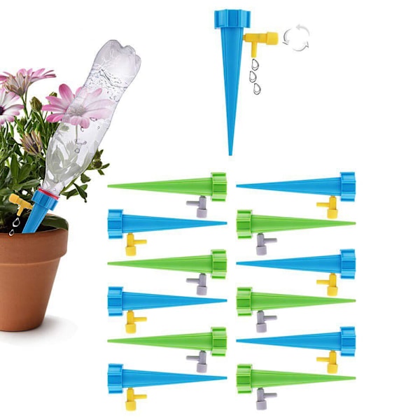 12-pack Automatic Self-Watering for PET Bottle Grön green