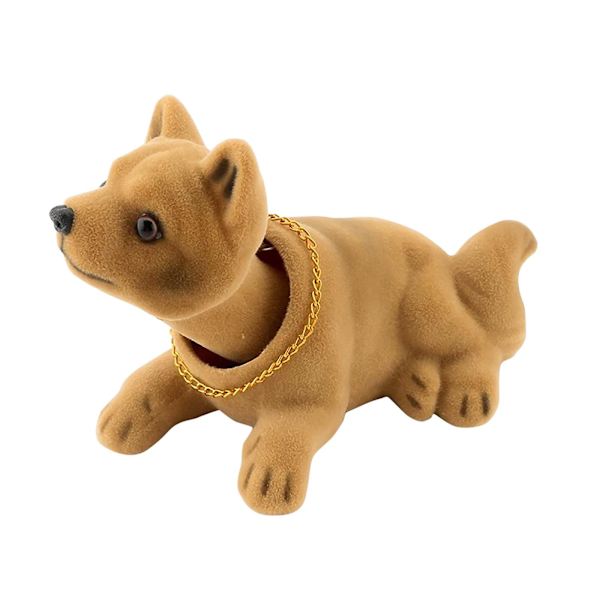 Bobble Dog Biltilbehør Shiba Inutwinkling Sympati Graduation Dekorasjoner Estetisk Rom Forlovelsesfest TeaA