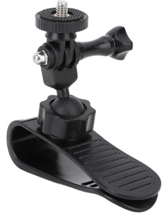 Car Sun Visor Mount, Universal Ball Joint with Adjustable Clamp, Camera Mount for Osmo Pocket 3 Cameras, Car Sun Visor Holder.