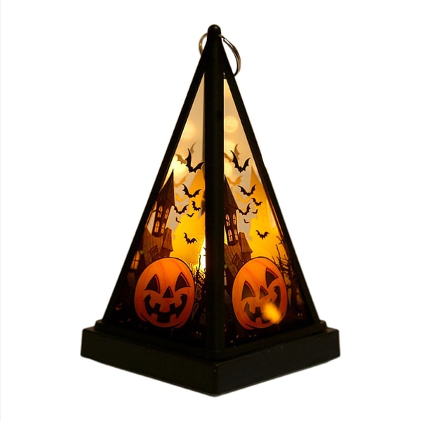 PumpkinHalloween LED-valokangaskassi Yövalo Kurpitsa Witch Skull LED-valokoriste Kurpitsa