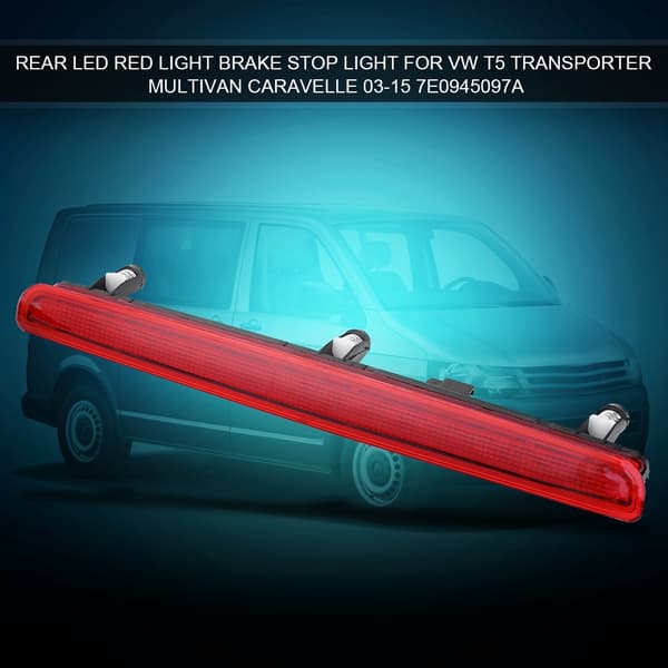Punainen LED-takajarruvalo T5 Multivan Transporter 03-15 7E0945097A