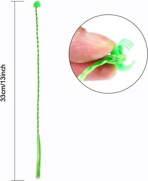 12 stk Hårforlengelser for barn med Snap Hårforlengelsestilbehør