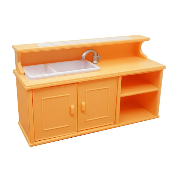Toddler Lekset Mini Möbler Kök Lekset Låtsaslek Leksaker Barnleksaker Blandade Färger 9.5x3.5cm