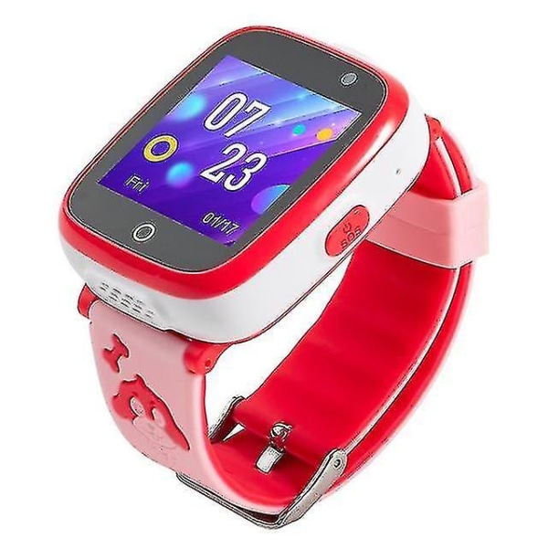 Kids Smart Watch med Games Phone Watch for Kids Smart Watch 2g Sim Girls (röd)