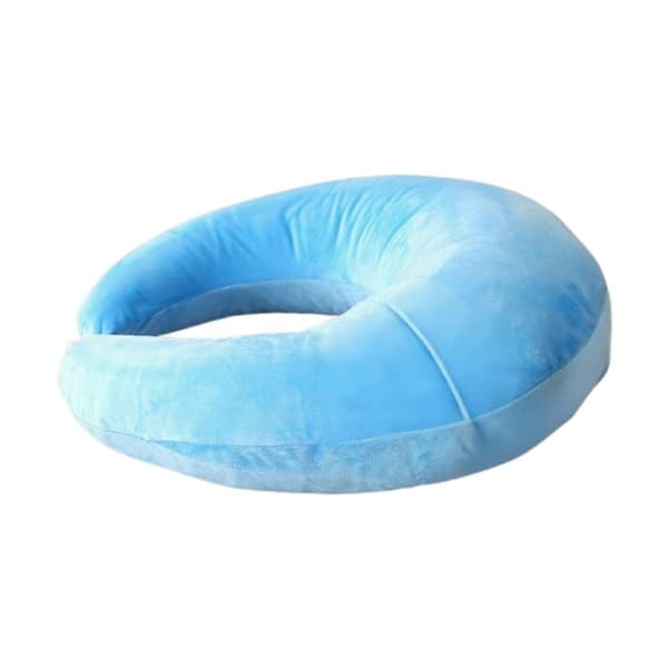 Reading Pillow Workbench Pad Non-slip Soft Ergonomic Gaming Cushion Bed Support Blue Blue