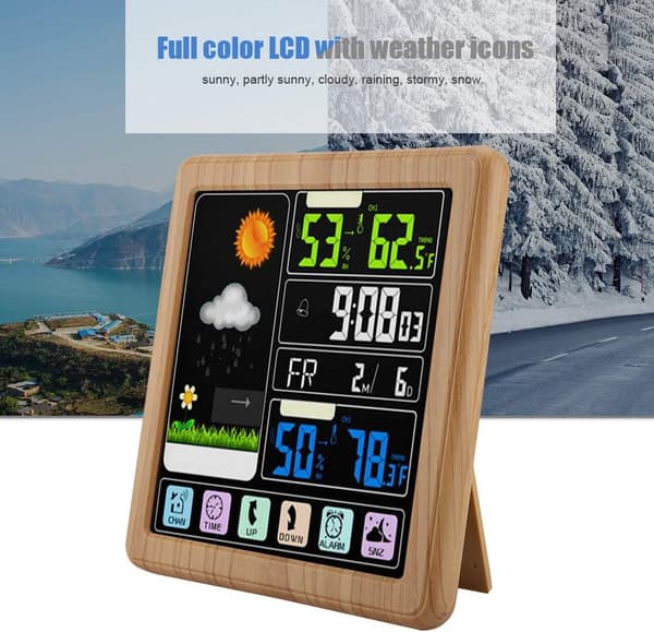 Wireless Weather Station TS-3310 Full Touch Screen Wireless Indoo