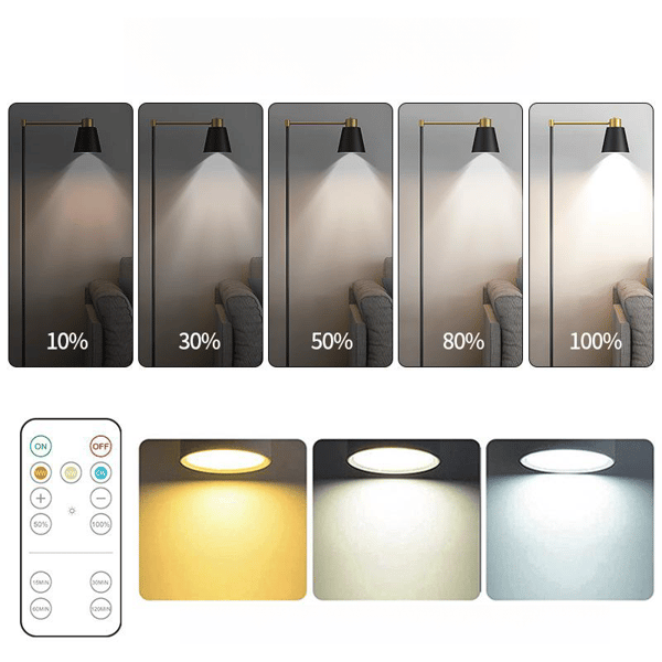E26/E27 Rechargeable Light Bulb with Remote Control White 1 8.5x8.5x7.4 cm