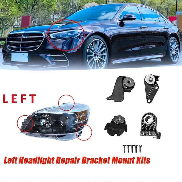 Front Headlight Bracket Repair Kits for Car - S Class W223 21-24 Headlight Bracket A2238208304 Left