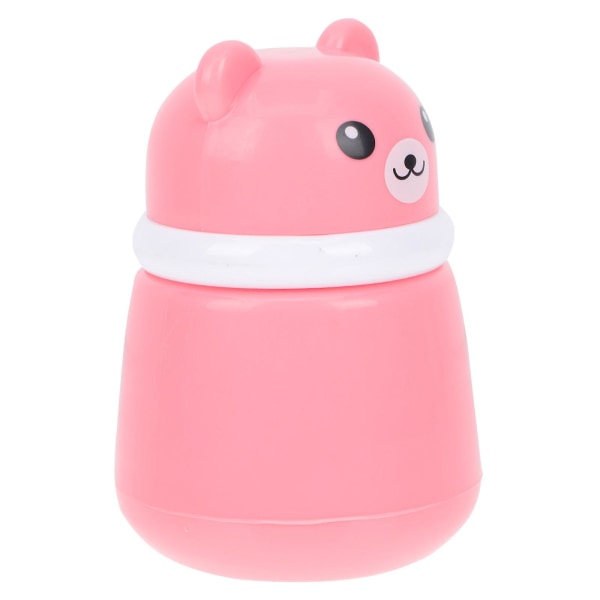 Tegneseriebjørn Pudderpudeboks Sjov Baby Talkum Pudderboks Tom Pudderpudeboks Pink 10x7cm Pink 10x7cm