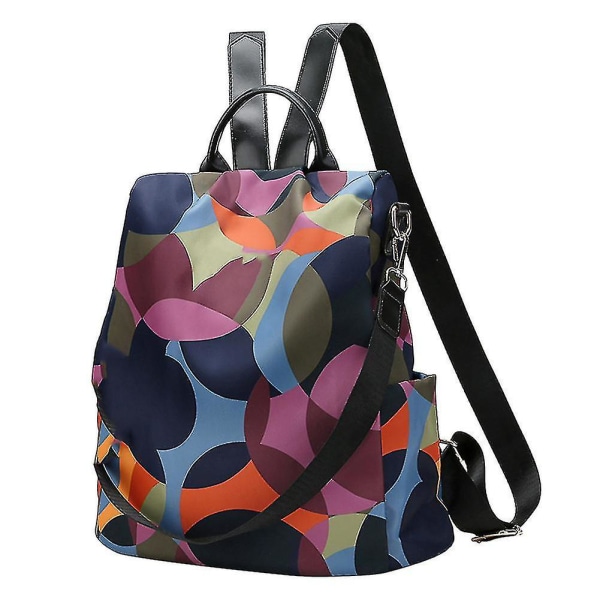 Cool Retro multifunktionell ryggsäck Nylon med stor kapacitet för kvinnor