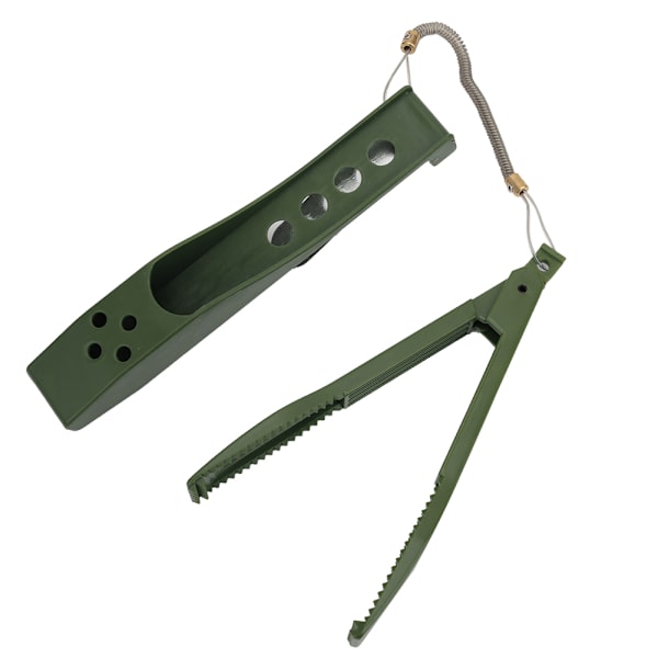 Portable Multifunctional Fish Grip Controller Clamp Tool Olive Green