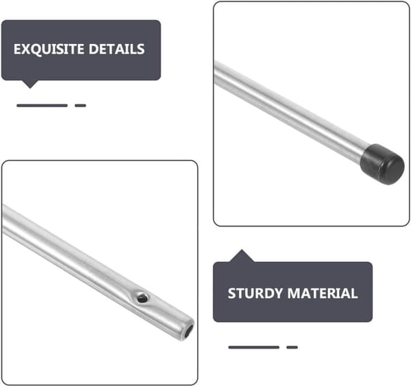 Foosball Control Rod Foosball Machine Rods Steel Rods 6mm 8mm Diameter 2pcs