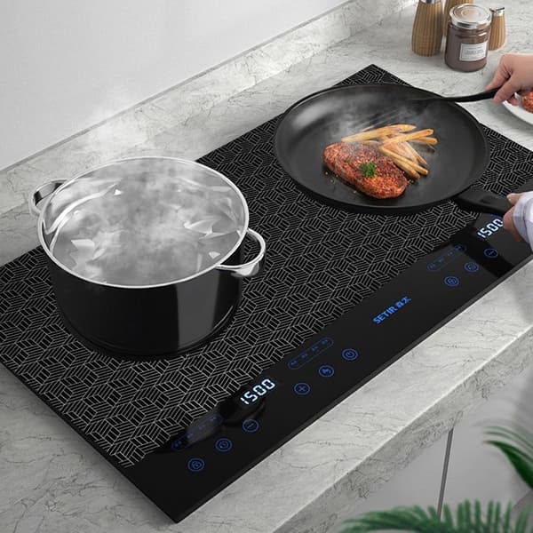 Induction Cooktop Protector Mat 52 x 78 cm Large Silicone Protective Mat for Induction Cooktop Better Protection