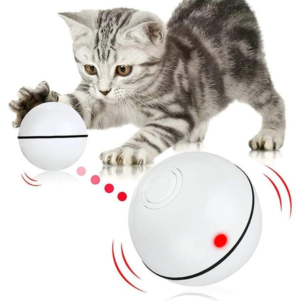 Automatisk intelligent ball-type katteleketøy blir automatisk til et kjæledyrleketøy