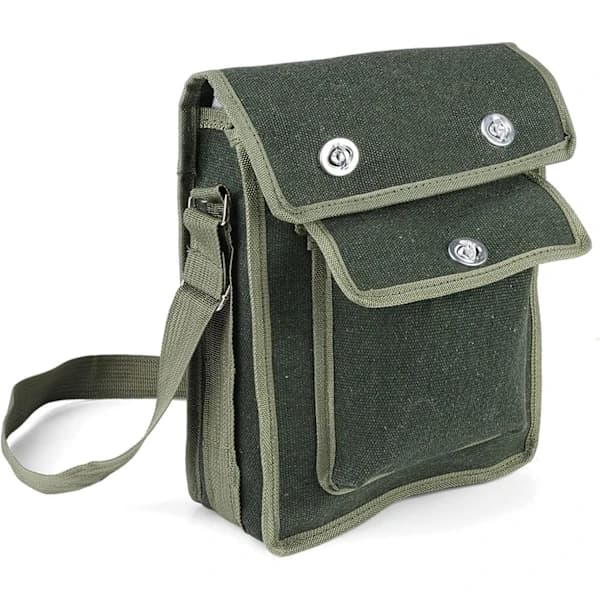 Electrician Tool Belt, Retro Maintenance Storage Bag Small Tool Maintenance Pouch Storage Hardware Holder Adjustable Nylon Waterproof Fabric DIY...
