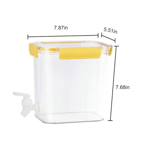 Kold Kande, Køleskabs Kold Kande, Frugt Tekande Limonade Drikkecontainere Til Køkken Hjem Fest