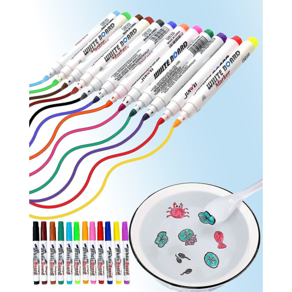 Magical Water Painting Pen, Magic Water Doodle Drawing Pens 12 Colors