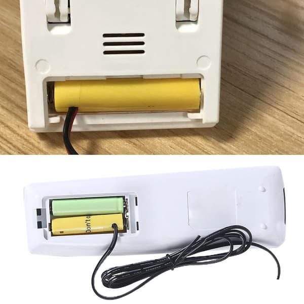 USB til AAA Dummy Batteri Med Bryter Voltmeter Erstatt 1-8stk AA
