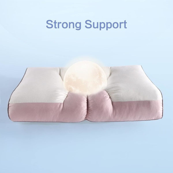 Kudde för smärtlindring i nacken, luktfri ortopedisk konturdesign,  ergonomisk cervikal sängkudde för att sova, komfortgran 469a | Fyndiq