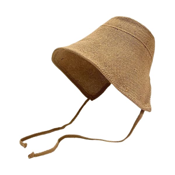 Hørstrå Regency Bonnet Hatte til kvinder Solhatte Sløjfe Strand C Khaki