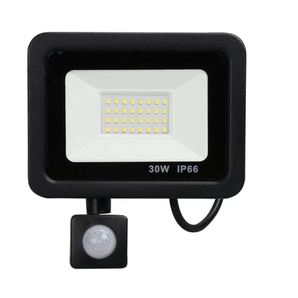 Udendørs LED-projektører, udendørs gadelamper, LED-projektører med bevægelsessensor (konstant strømforbindelse, uden stik) (20W)