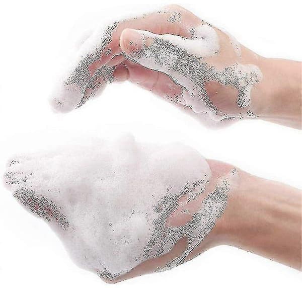 50x Soap Net Soap Pouch Soap Saver Soap Remnants Bag Soap Sack Bubble Net Bags With Drawstring Cleaning Tool