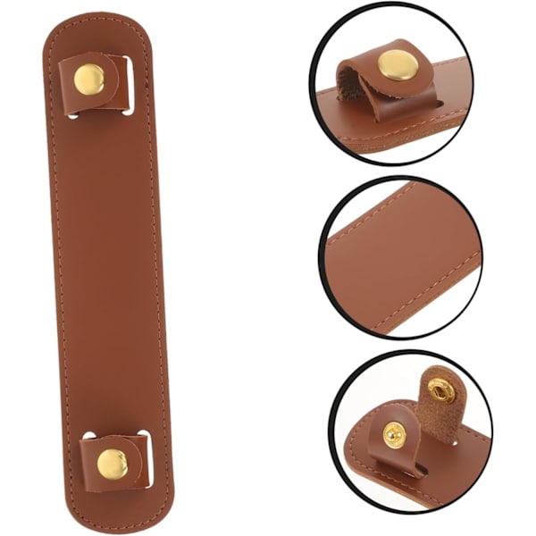 Backpack Shoulder Strap Leather Pad Shoulder Strap Cover for Bag Strap Sturdy Material Long-lasting Use