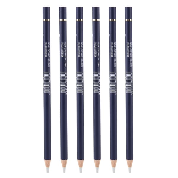 Mixed Tortillon Set for Sketching and Drawing with White Pastel Pen