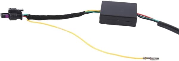Kompatibelt sort forlygtestik kabel ABS-stik til Tesla Model 3 Y 2019-2022