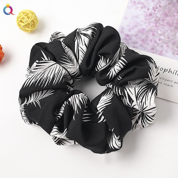 Store Satin Scrunchies  Silke Oversize Scrunchie til Tykt langt Hår Scrunchie Bobbles Hårelastikker Jumbo til Kvinder Piger（4p