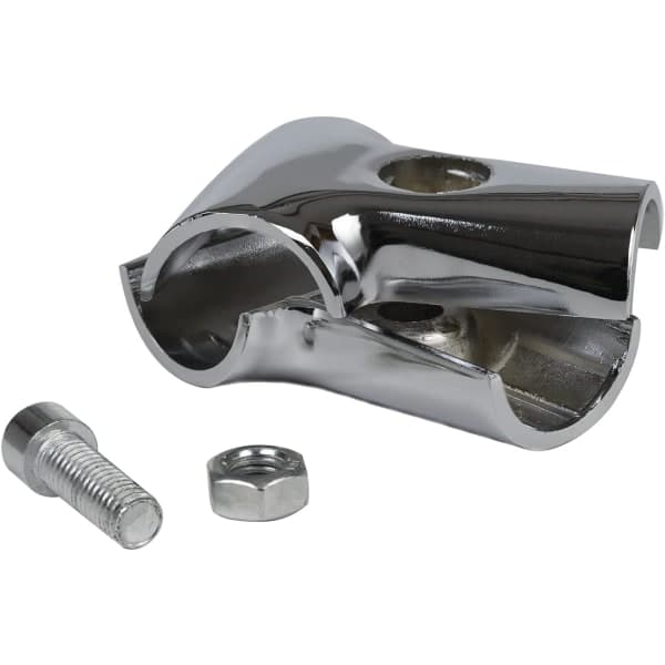 1 stk. aluminiumslegering forbindelsesled, fastgørelseselement, sølv indvendig diameter 25 mm til runde rørrammer, stilladser, displaystativer, tørrestativer