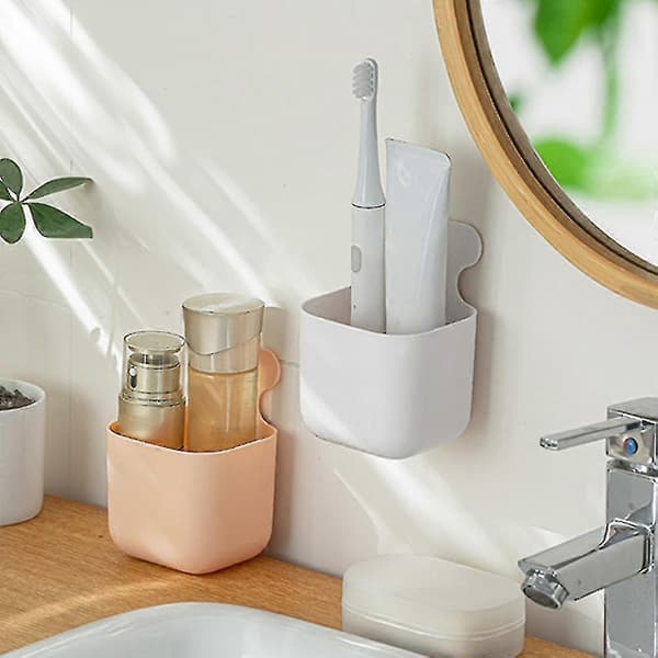 Wall Mounted Magnetic Storage Box Freezer Side Storage Case Item Organizer for Kitchen Bathroom Bedroom Light Green