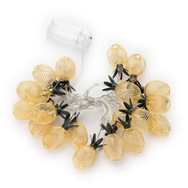 15ft 30 LED Ananas Ljusslinga, Batteridriven Ljusslinga