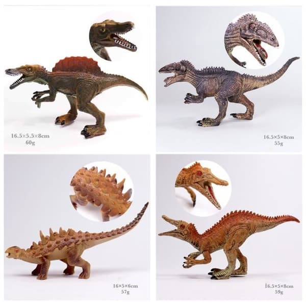 Dinosauruslelu - 12 osaa - Opetuksellinen - Monivärinen - Yli 3-vuotiaille lapsille
