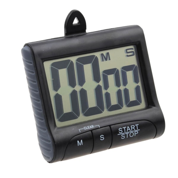 Magnet Digital Kitchen Count Down Counter Timer Beeping Alarm ClockBlack