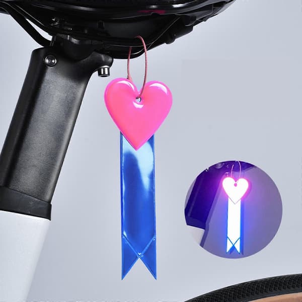 Nattssäkerhetsreflektor Barn Säkerhetsreflekterande Utrustning Modehängen Cyklar Reflekterande Tillbehör Silver Silver Silver