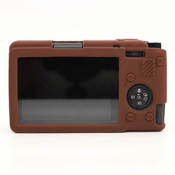 f3V Camera Protection for Ricoh GR IIIx GR III, Scratch-Resistant Silicone L1b Protective Case - Coffee